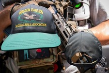 Vintage NRA Golden Eagles Hat Cap Rifle Association Made in USA