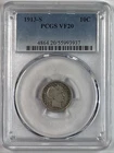 1913 S Dime Barber or Liberty Head PCGS VF-20