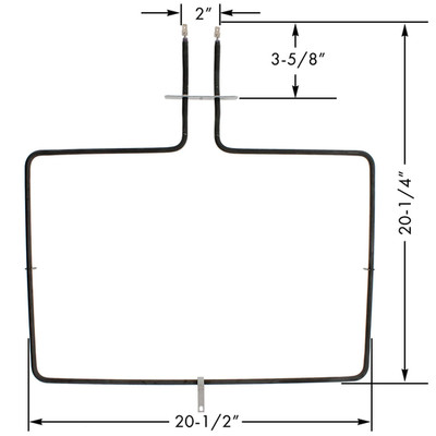 New W10779716, AP5970727, PS11703285 Bake Element For Whirlpool Range