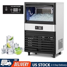 Built-in Commercial Ice Maker 160LBS Stainless Steel Bar Restaurant Cube Machine