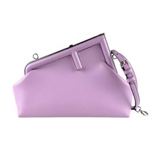 FENDI Bag: First Small 8BP129 ABVE Light Purple W24H17D9cm w/strap;