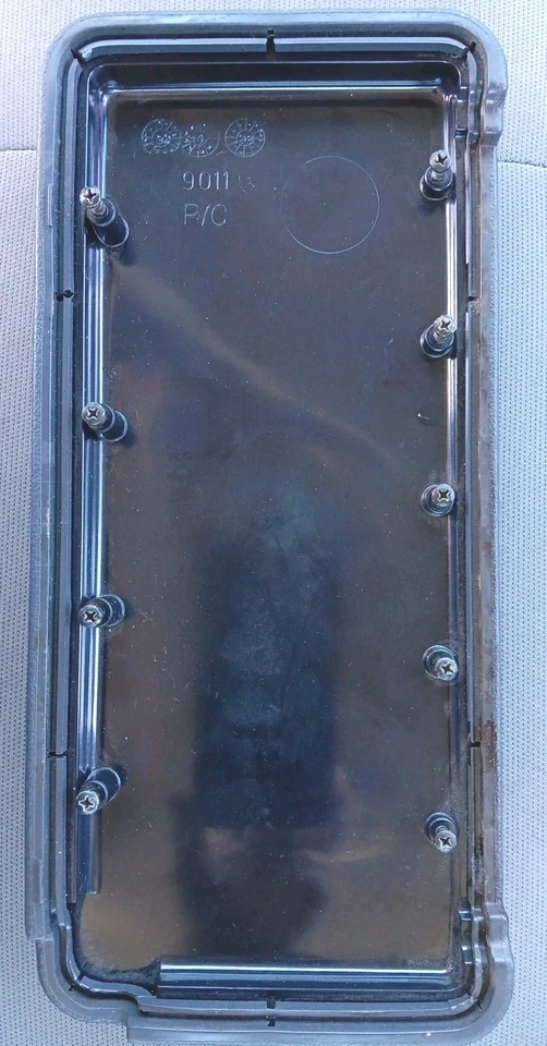 1987-1995 Nissan Pathfinder Console Lid Armrest OEM Dark Gray Clean CA SUV - Image 2 of 4