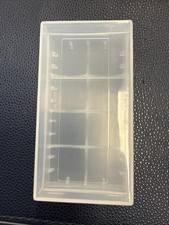 10 Clear Plastic Battery Storage Case 2-18650 Per Case