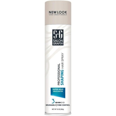 Salon Grafix Professional Super Hold Unscented Shaping 3.33 Ounce (Pack of 3) 