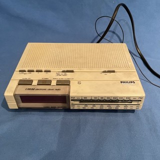 Radio orologio Philips vintage anni 70 funzionante