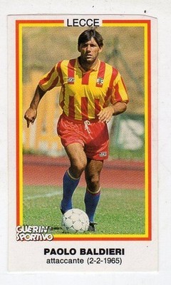 figurine - FERRERO FOOTBALLERS 1993/94 - LECCE BALDIERI