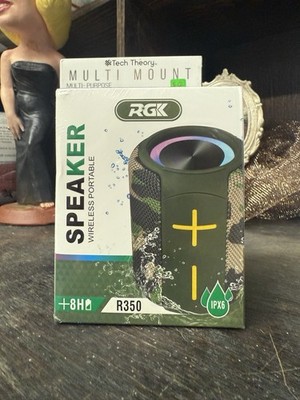 RGK Wireless Portable Speaker R350 RGB Light Extra Bass 1200mAh Battery