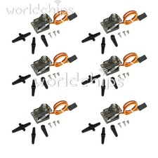 2/4/6PCS DIYMORE MG90S Servo Metal Gear Micro Servo For RC Helicopter Car Boat