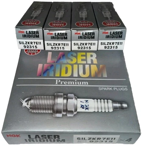 **PAQUETE DE 4** Bujรญas lรกser de iridio NGK 92315 SILZKR7E11-