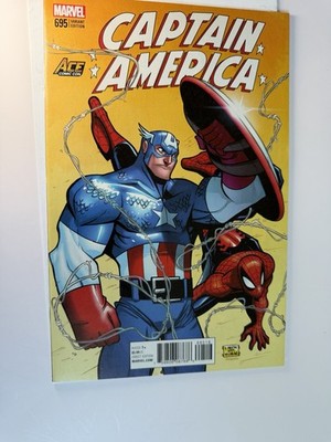 Captain America #695 Exclusive ACE Comic Con Color Variant - Marvel Comics 2018