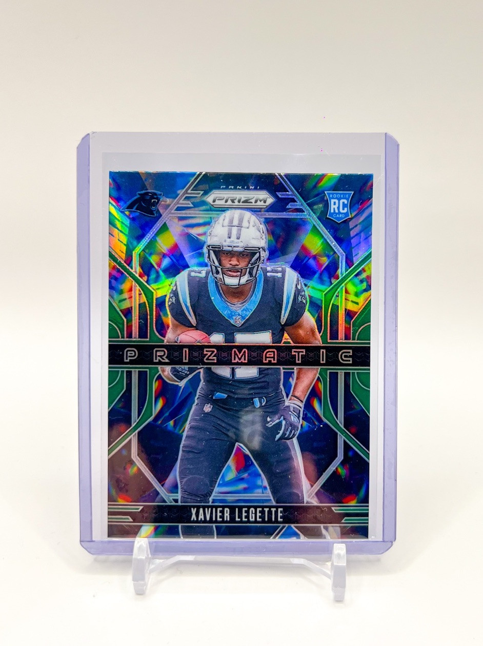 2024 Panini Prizm #16 Xavier Legette Prizmatic Silver Prizm Panthers