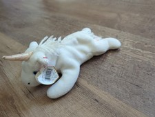 Ty Beanie Baby Mystic The Unicorn TAG ERROR 1993/1994 PVC Pellets