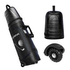 Golf Travel Bags for Airlines Hard Shell with Wheels, ABS Hard Case Top, 1680...