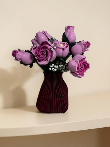 Vase For Lego Flowers Bouquet, Roses 10280 10374 & All Botanicals ...