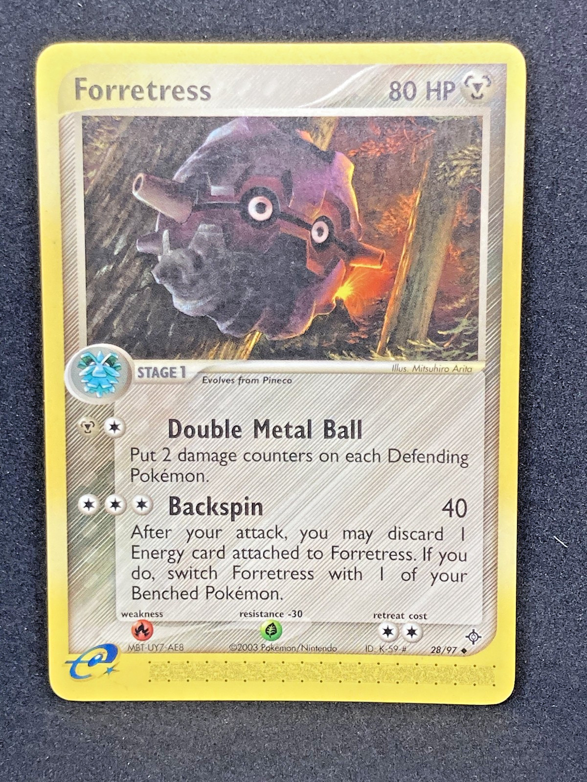 Forretress 28/97 EX Dragon Regular