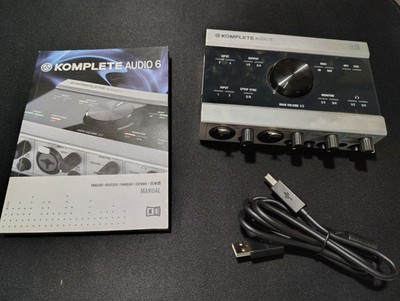 Native Instruments Komplete Audio 6 MK1   Tested   Good Condition   Manual + USB