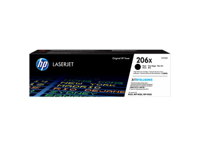 HP 206X High Yield Black Original LaserJet Toner Cartridge, W2110X
