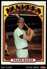 1972 Topps #409 Frank Baker Yankees 4 - VG/EX