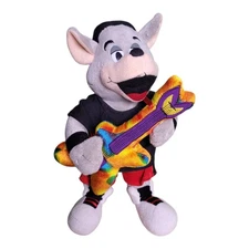 Chuck E Cheese Rock And Roll Rockstar Tie Dye Guitar Plush 12” Stuffed Toy