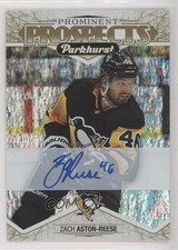 2018-19 Upper Deck Parkhurst Prominent Prospects Gold Zach Aston-Reese Auto 3vx