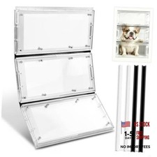 3 Panel Pet Door Replacement Flap, 15.5 x 10.3 INCH