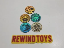 Vintage Pogs Caps Slammer Plastic Looney Tunes Lot Of 5