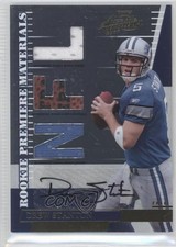 2007 Playoff Absolute Memorabilia Die-Cut NFL Signatures Drew Stanton Auto 0b0