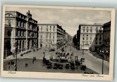 38221611 - Napoli Auto Omnibus Piazza della Borsa Neapel (Napoli)