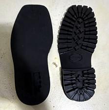 Vibram Black Rubber Lug Boot Shoe Soles Replacement Repair Parts, MPN 1219