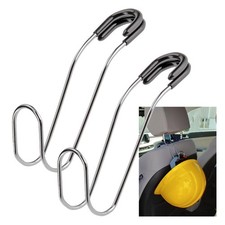 Metal Car Hooks - Hard Hat Holder for Truck and Unbreakable Headrest Hooks fo...