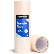 Clear Transfer Tape for Vinyl - 12" x 100' Roll, Made in USA, Premium