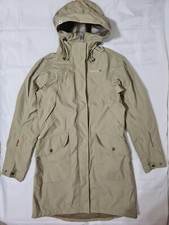 Didriksons Thelma Women Sand Windbraker Windproof Jacket Parka Coat Size 36 Xs S