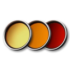 1Pc For Rolleiflex/Rolleicord Bay I/II/III Dimmer Filter Yellow Orange/ Red