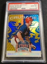 2015 MARK McGWIRE PANINI USA CRUSADE BLUE #44 PSA 10 CARDINALS POP 1
