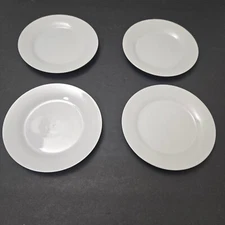 10 Strawberry Street 7.5" Catering Round Salad/Dessert Plate, Set of 4  White