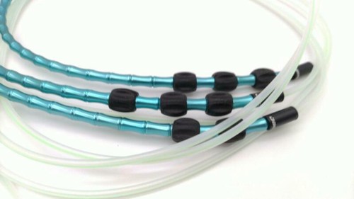 Extensión de carcasa de freno de aluminio Jagwire Elite FSK-17 blanco celeste enlace de color - Imagen 2 de 5