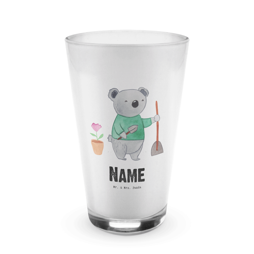 Personalisiertes Glas Gärtner Herz Personalisierte Geschenke