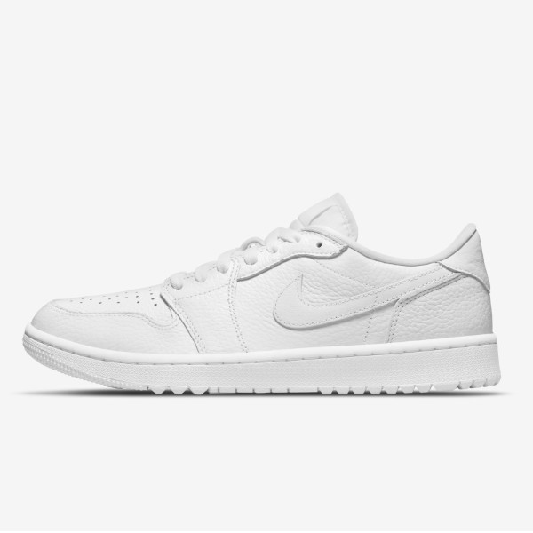 Мужские кроссовки для гольфа Nike Air Jordan 1 Low (DD9315-101) Triple White Expeditedship