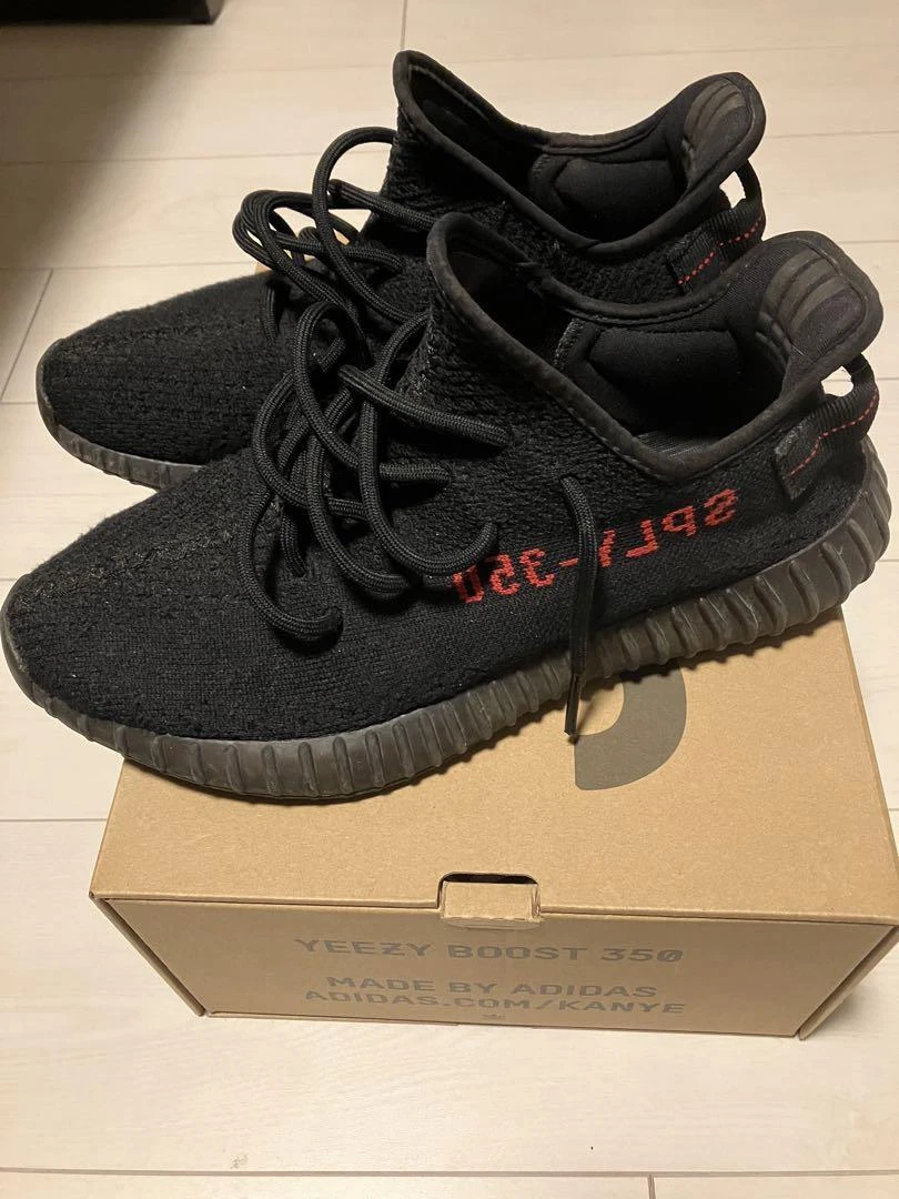 adidas Yeezy Boost 350 V2 CP9652 Black-Red 27.5cm