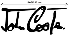 ADESIVO STIKER FIRMA JOHN COOPER PER MINI R53 R56
