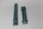 New Authentic Cartier OEM Turquoise Crocodile Watch Strap 16mm - KD02AB93