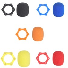 1Set Microphone Foam Cover Antiskid Device For Dust And Impact Protections