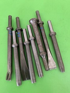 (8) Piece Miscellaneous ATI Rivet Set Straight .401 shank rivet gun Made in USA1