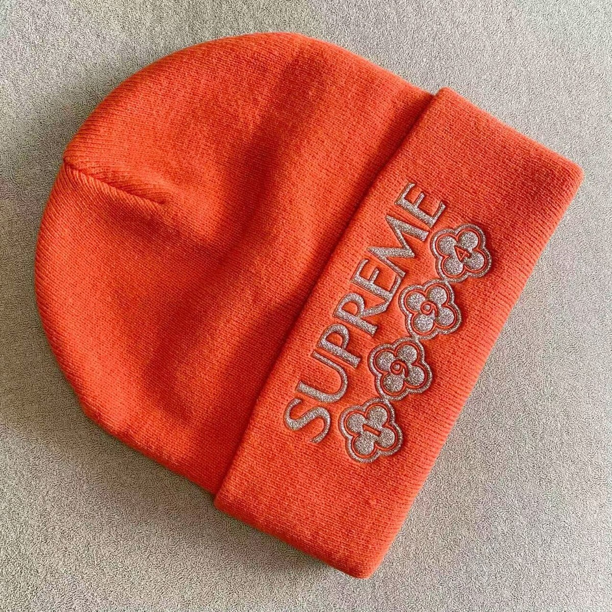 Supreme Glitter Beanie Orange FW21 Brand New | eBay