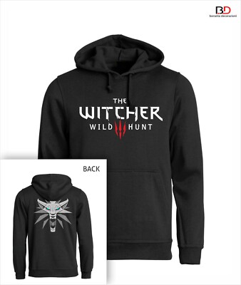 SWEATSHIRT HOODIE THE WITCHER 3 WILD HUNT SCHOOL OF THE WOLF UNISEX