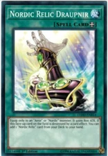 Yu-gi-oh Nordic Relic Draupnir - LEHD-ENB14 - Common - 1st Ed Mint/NM X1 English