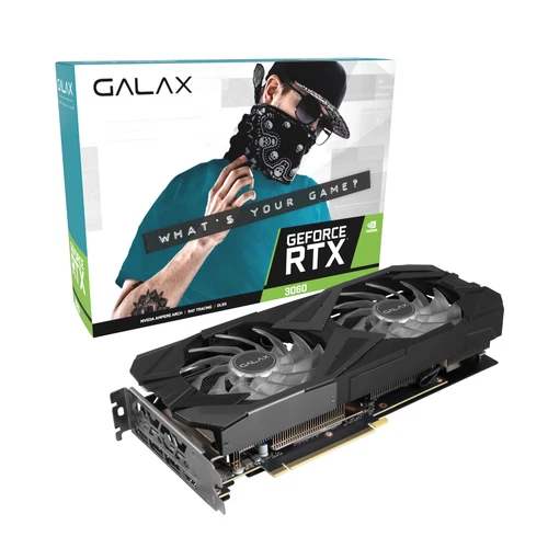 GALAX 3060 EX PCI-E 12GB GDDRR6 192Bit w/HDMI/DP (1-Click OC Feature)