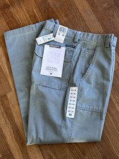 VTG NWT Dockers Womens 30x30 Pants Classic Casual Chino Khaki Green Cotton 90s