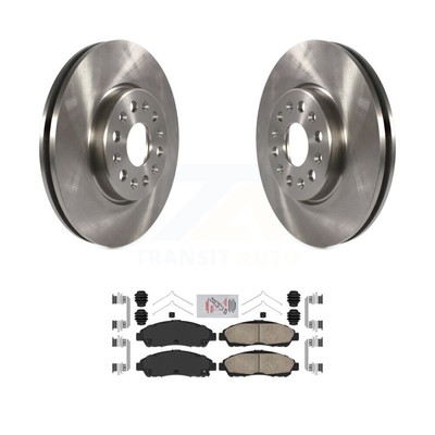 Front Brake Rotor Ceramic Pad Kit For Chevrolet GMC Acadia Traverse Buick Blazer