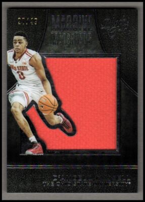 2016 Panini Black Gold Collegiate Massive Materials D'Angelo Russell Jersey /49